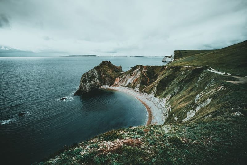 West Bay's golden cliffs on the Dorset Jurassic Coast