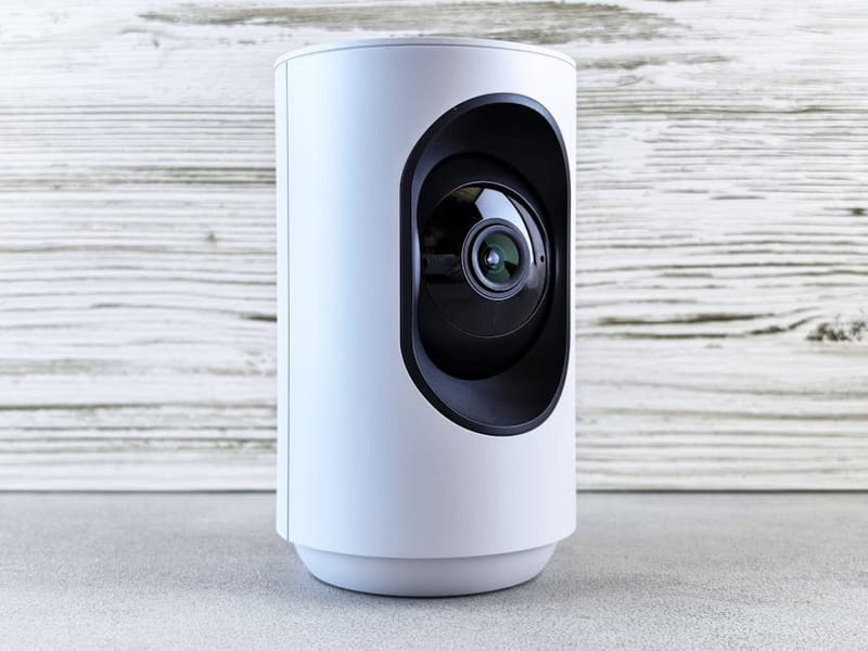 Smart pet camera mounted in a home interior — representative image for the Furbo 360°